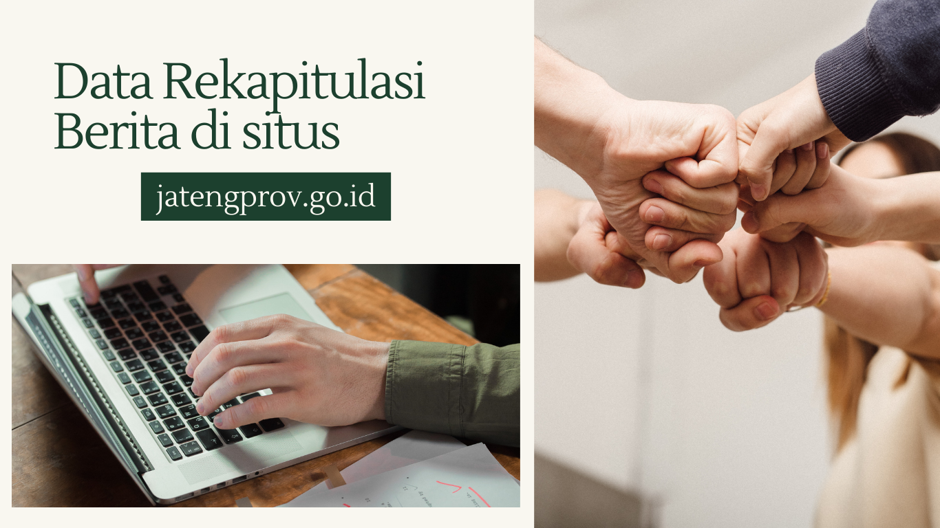 Data Rekapitulasi Berita di situs jatengprov.go.id