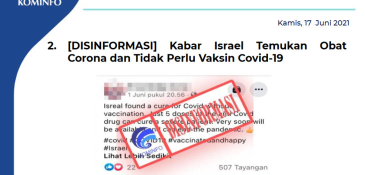 Isu Hoaks 17 Juni 2021