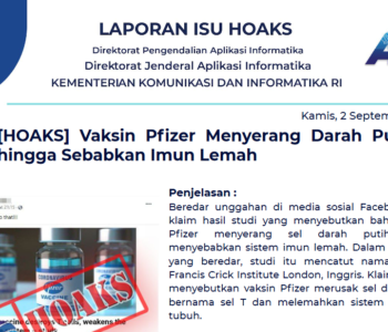 Isu Hoaks 2 September 2021