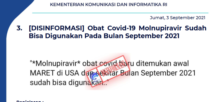 Isu Hoaks 3 September 2021