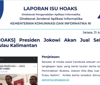 su Hoaks 31 Agustus 2021
