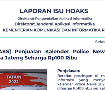 Isu Hoaks 12 Oktober 2021
