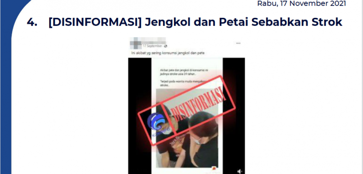 Isu Hoaks 17 November 2021