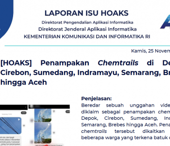 Isu Hoaks 25 November 2021