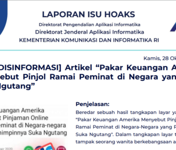 Isu Hoaks 28 Oktober 2021