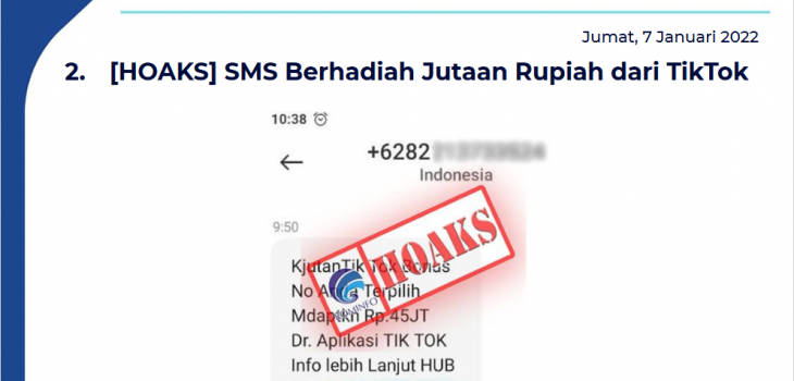 Isu Hoaks 7 Januari 2022