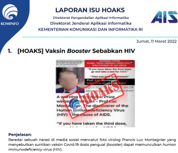 Isu Hoaks 11 Maret 2022
