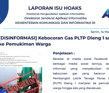 Isu Hoaks 14 Maret 2022