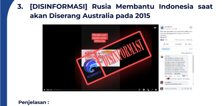 Isu Hoaks 18 Maret 2022