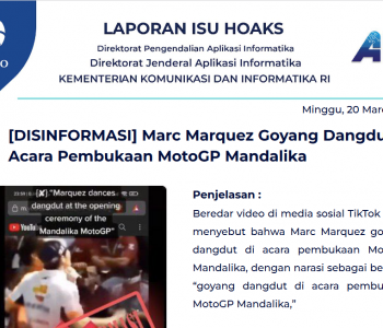 Isu Hoaks 20 Maret 2022