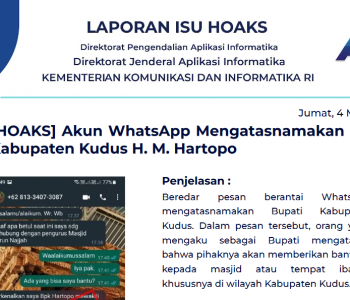 Isu Hoaks 4 Maret 2022