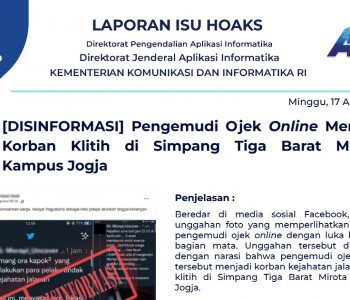 Isu Hoaks 17 April 2022