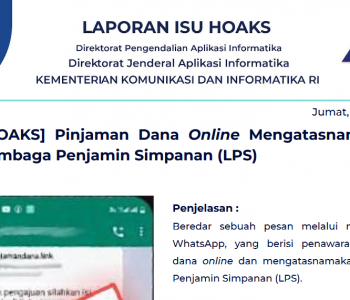 Isu Hoaks 13 Mei 2022