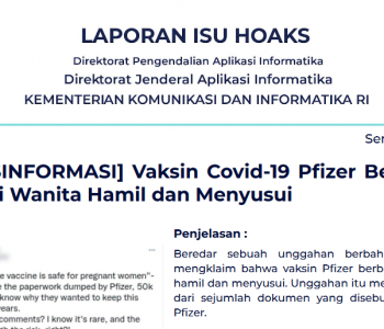 Isu Hoaks 16 Mei 2022