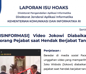 Isu Hoaks 23 Mei 2022