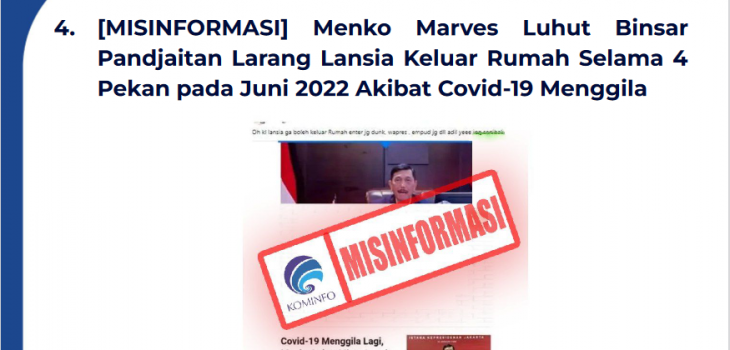 Isu Hoaks 12 Juni 2022