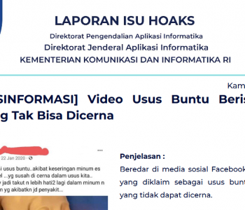 Isu Hoaks 2 Juni 2022