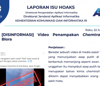 Isu Hoaks 22 Juni 2022