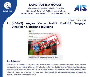Isu Hoaks 28 Juni 2022