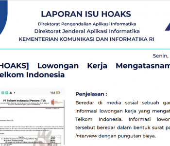 Isu Hoaks 6 Juni 2022