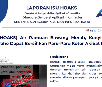 Isu Hoaks 24 Juli 2022