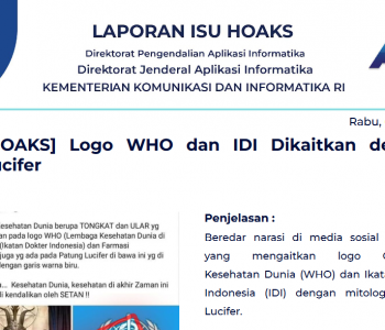 Isu Hoaks 6 Juli 2022