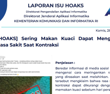 Isu Hoaks 28 Juli 2022