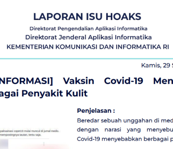 Isu Hoaks 29 September 2022
