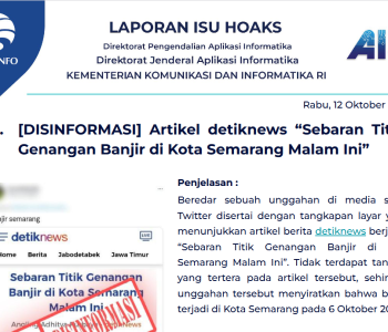 Isu Hoaks 12 Oktober 2022