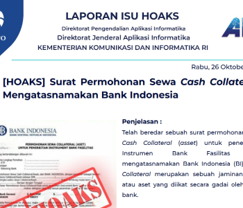 Isu Hoaks 26 Oktober 2022