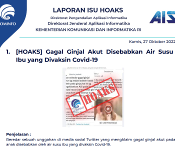 Isu Hoaks 27 Oktober 2022