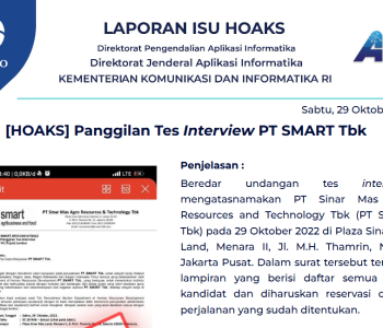 Isu Hoaks 29 Oktober 2022