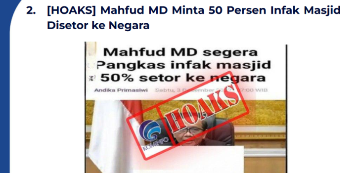 Isu Hoaks 12 Desember 2022