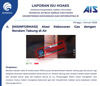 Isu Hoaks 1 Januari 2023