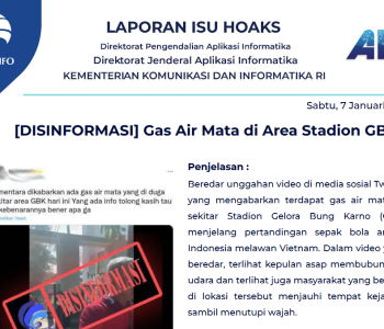 Isu Hoaks 7 Januari 2023