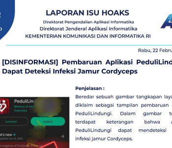 Isu Hoaks 22 Februari 2023
