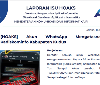 Isu Hoaks 11 April 2023