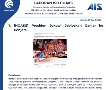Isu Hoaks 13 April 2023