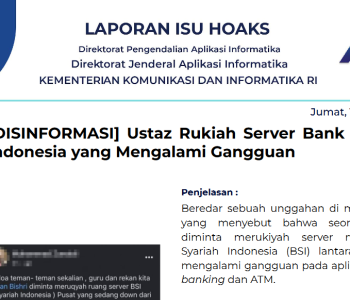 Isu Hoaks 12 Mei 2023
