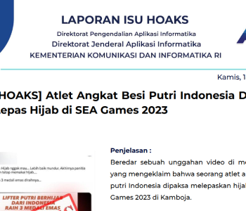 Isu Hoaks 18 Mei 2023