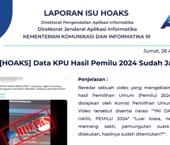 Isu Hoaks 28 April 2023