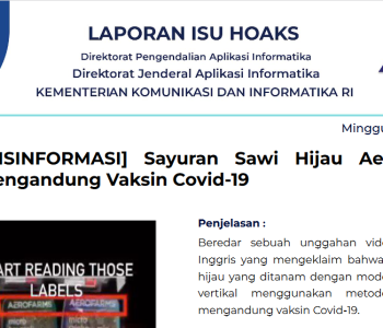 Isu Hoaks 7 Mei 2023