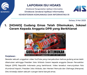 Isu Hoaks 9 Mei 2023