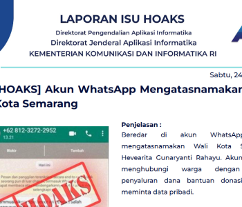 Isu Hoaks 24 Juni 2023