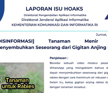 Isu Hoaks 21 Juli 2023