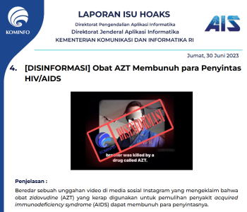 Isu Hoaks 30 Juni 2023