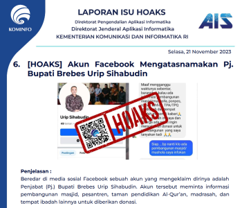 Isu Hoaks 21 November 2023