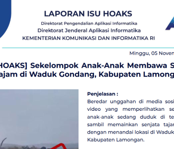 Isu Hoaks 5 November 2023