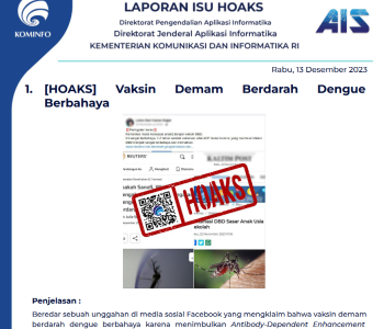 Isu Hoaks 13 Desember 2023