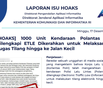 Isu Hoaks 17 Desember 2023